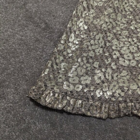 Art Class Metallic Gold Dress Girls Size 7 8 Cheetah Print - Picture 5 of 8